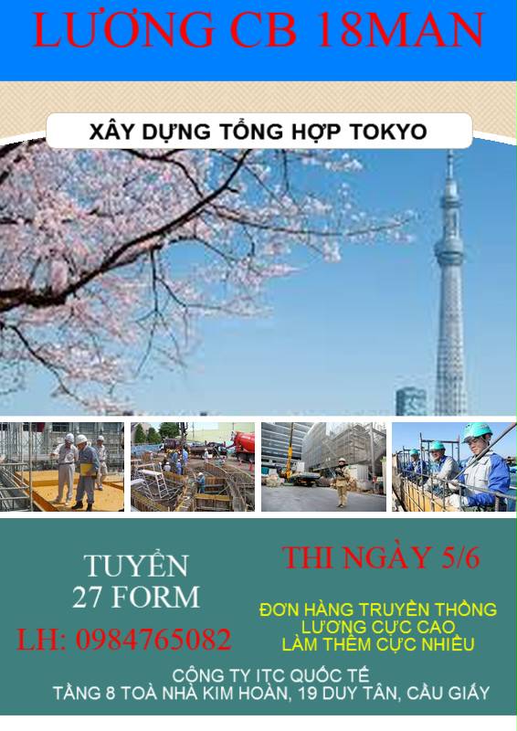 xây dựng Tokyo