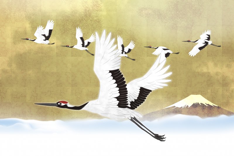 Chim hạc - biểu tượng văn hóa nước Nhật