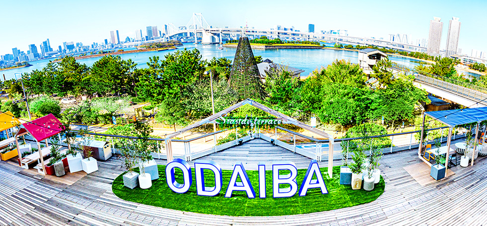 Odaiba Beach Tokyo japan