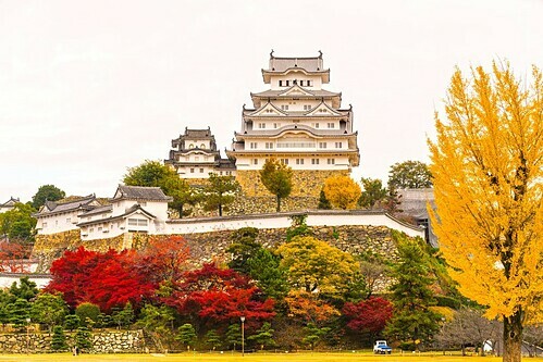 Lau đài Himeji đẹp nhất Nhật Bản. Ảnh: Luciano Mortula/Shutterstock.